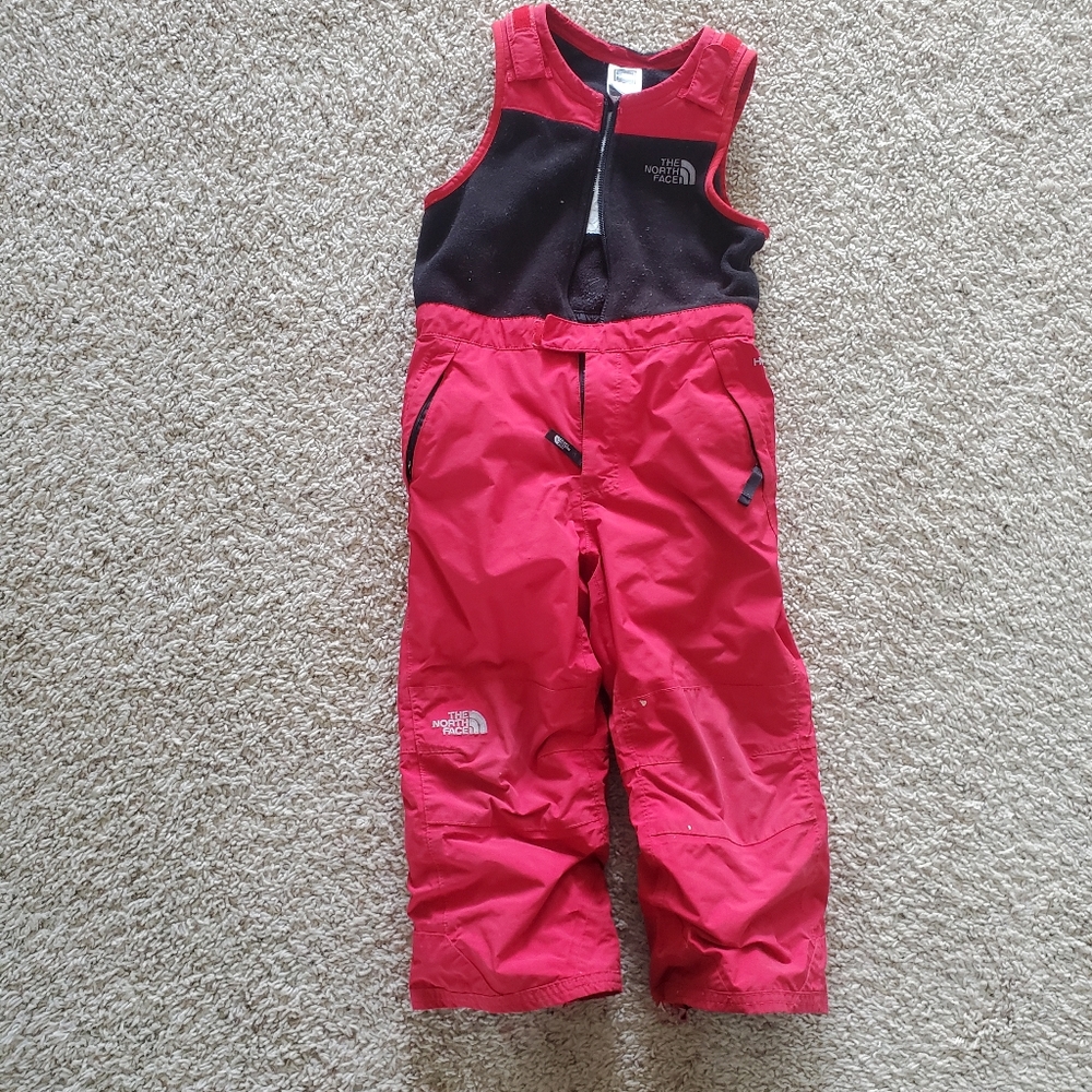 North Face Red Snowsuit toddler size 4t